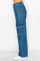 Teen Skaters Denim Cargo Pant