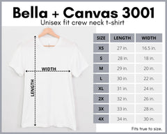 Bella Canvas Unisex Jersey Soft Blank T-Shirt