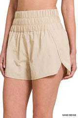Chloe Windbreaker Shorts w\ lining & back mesh pocket