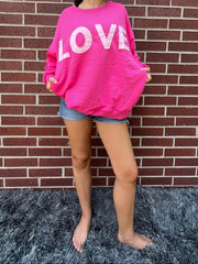 Teen Love Oversized Sweatshirt
