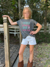 Girls' Twinkle In Her Eye, Jesus By Her Side Grey Tee