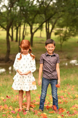 Tween Boys Polo Shirt - Espresso