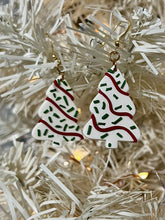 Christmas Tree Cake Earrings