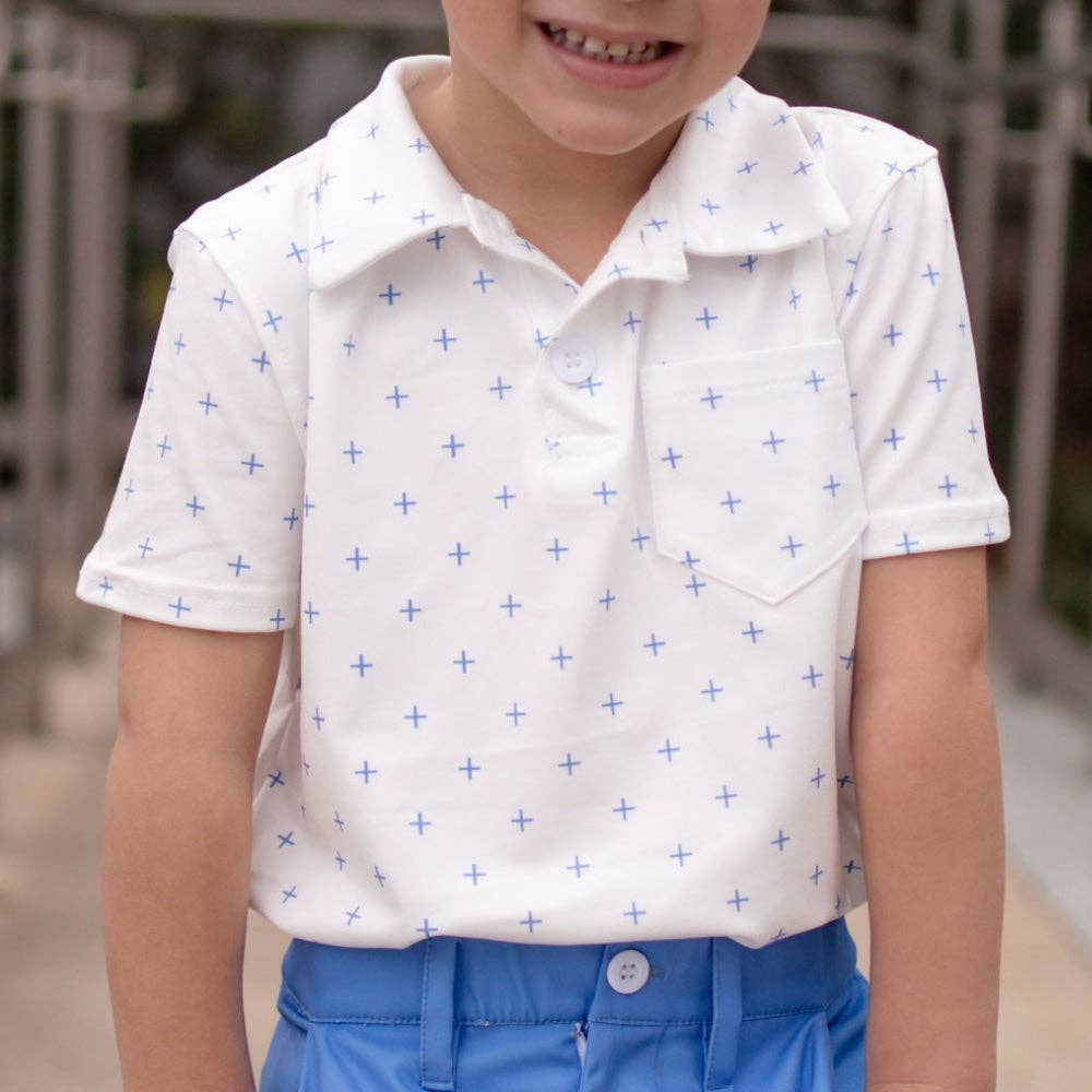 Tween & Teen Boys Polo Shirt French Blue