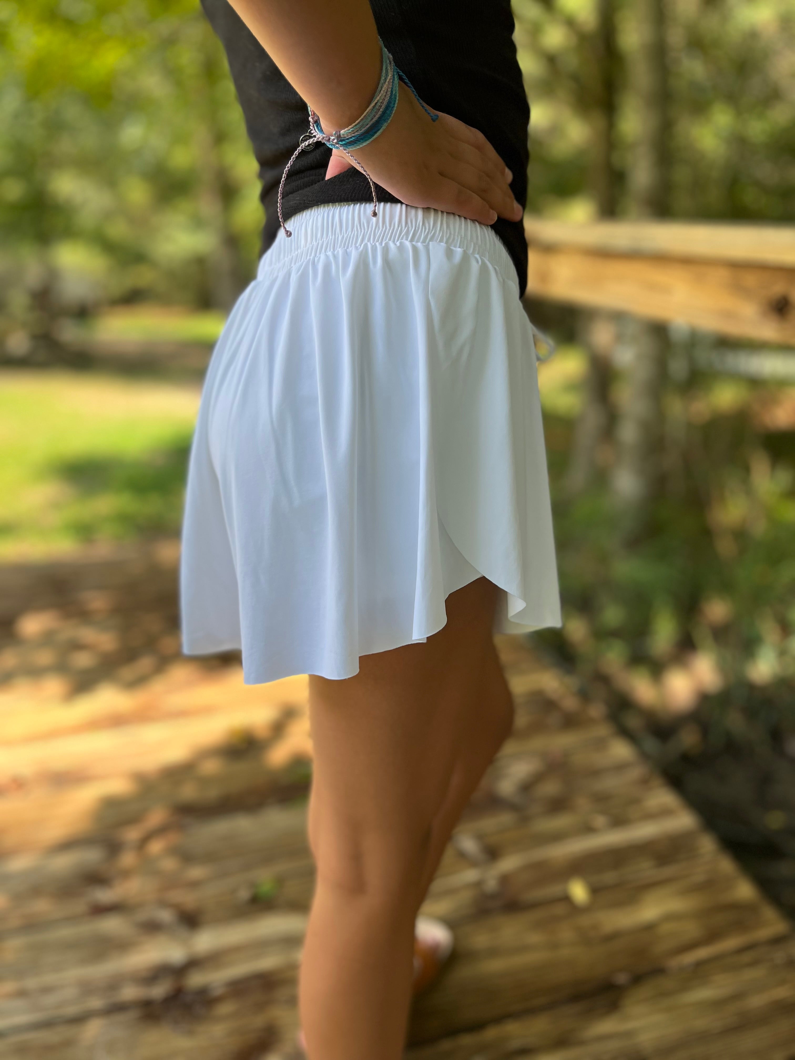 Flowy Butterfly Shorts-Tween